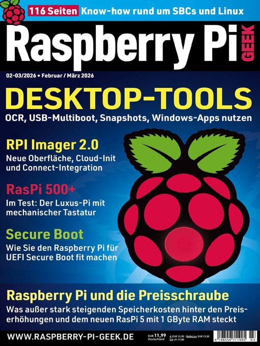 Title details for Raspberry Pi Geek by Computec Media GmbH - Available